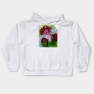 Mushroom family Kids Hoodie